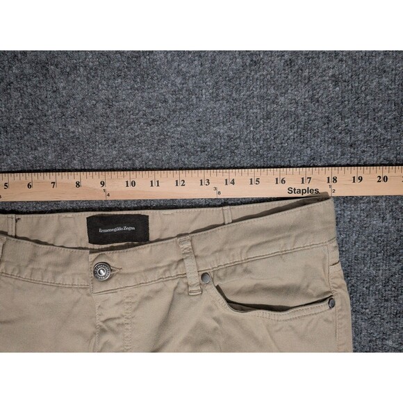 Ermenegildo Zegna Pants Mens 38 (36x30) Trousers Tan - Picture 4 of 8